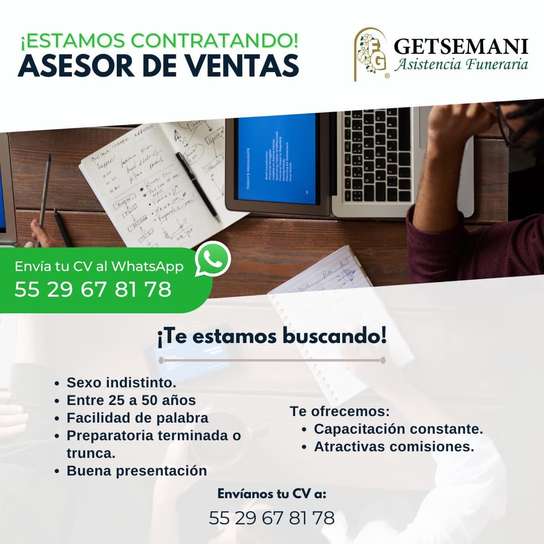 Vacante Asesor de Ventas