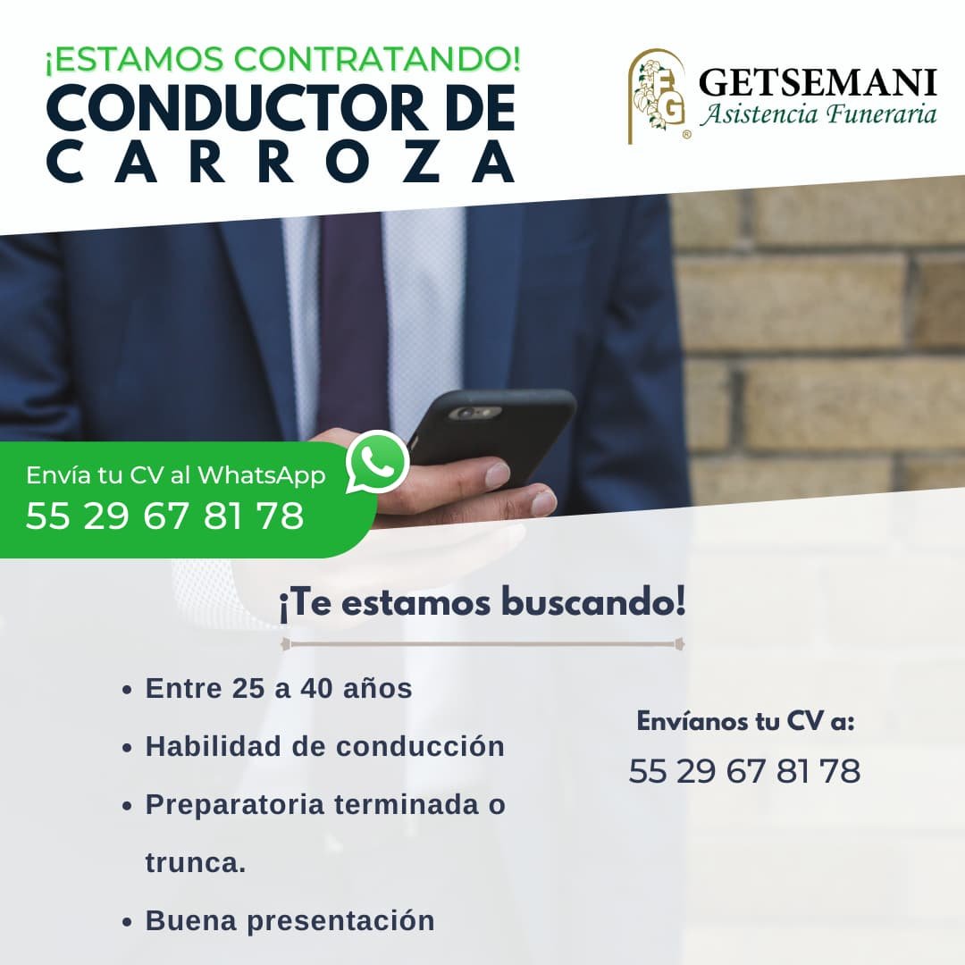 Vacante Conductor de Carroza